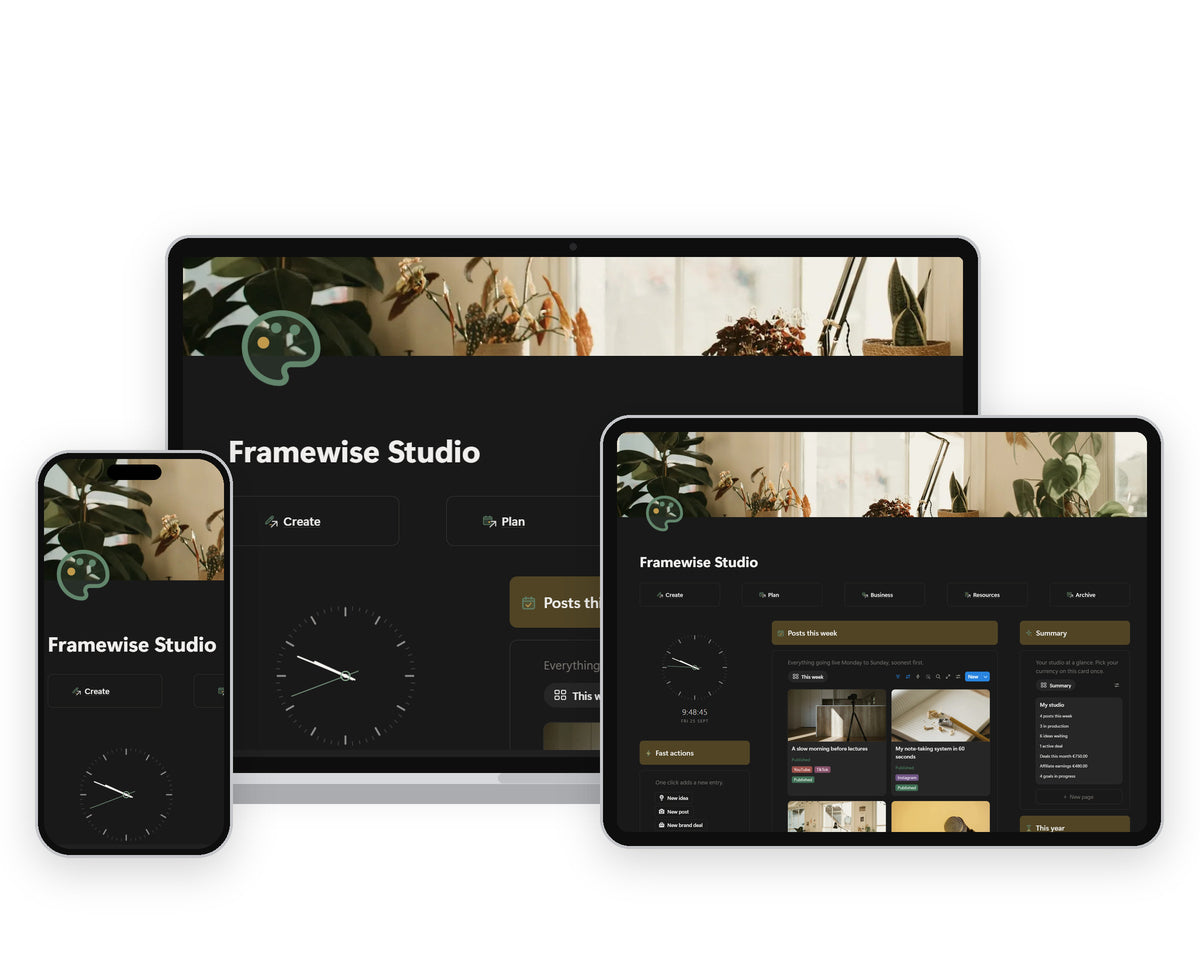 Framewise Studio, part of the Ultimate Bundle