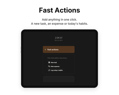 Fast Actions in Framewise Life on a tablet: A new task, an expense or today's habits